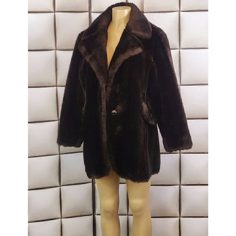 Vintage faux fur coat 